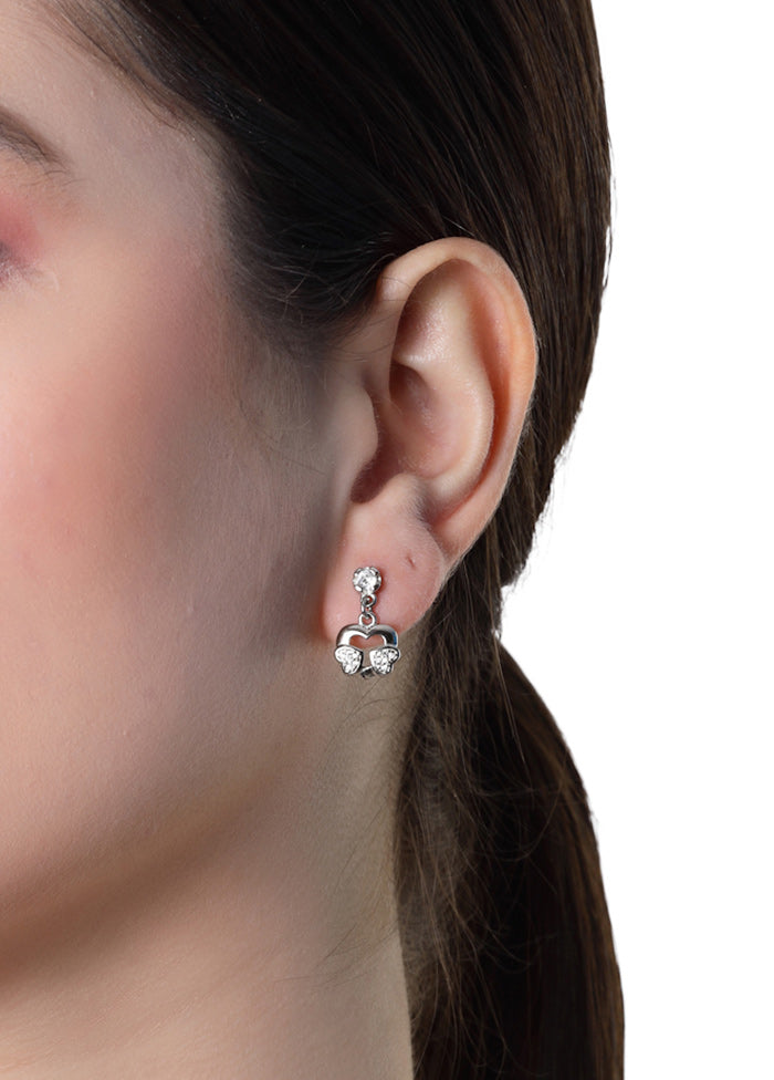 925 Sterling Silver Glossy Earrings