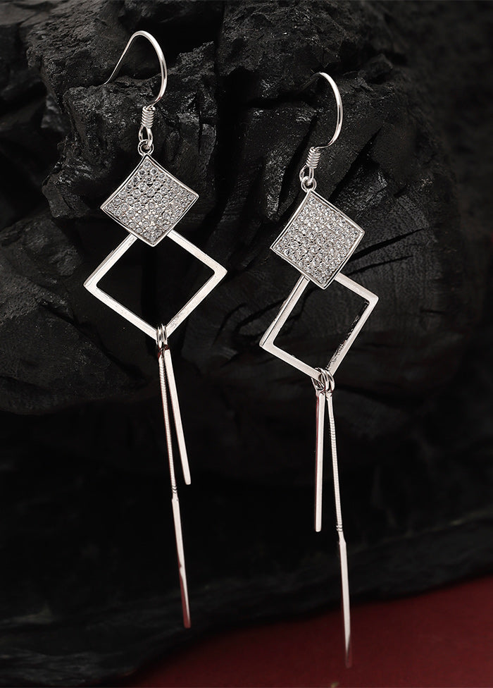 925 Sterling Silver Glossy Earrings