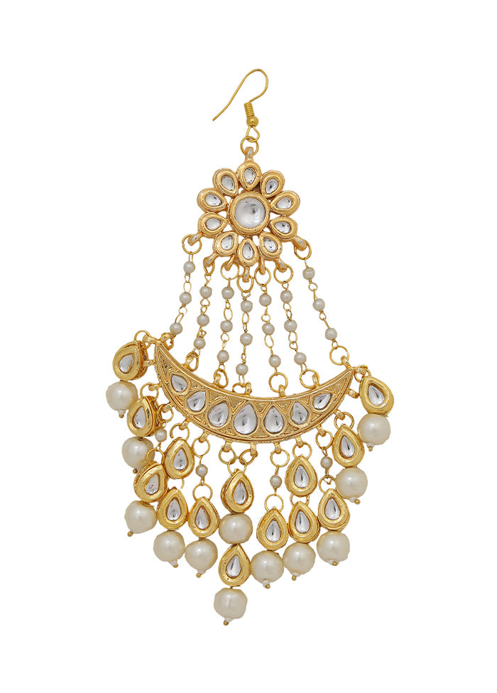 Gold Plated Kundan Passa - Indian Silk House Agencies