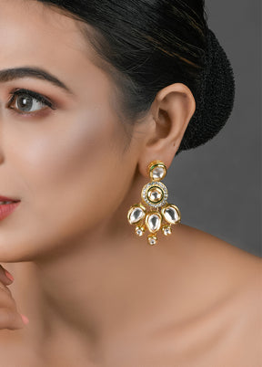 Handcrafted Kundan Earrings - Indian Silk House Agencies