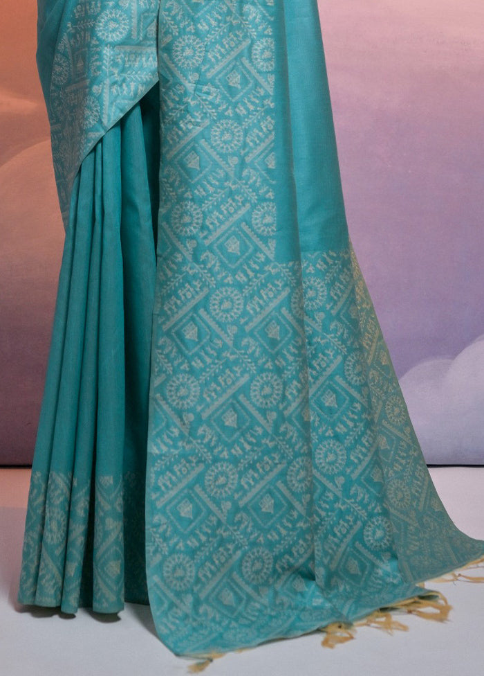 Firoza Dupion Silk Saree With Blouse Piece