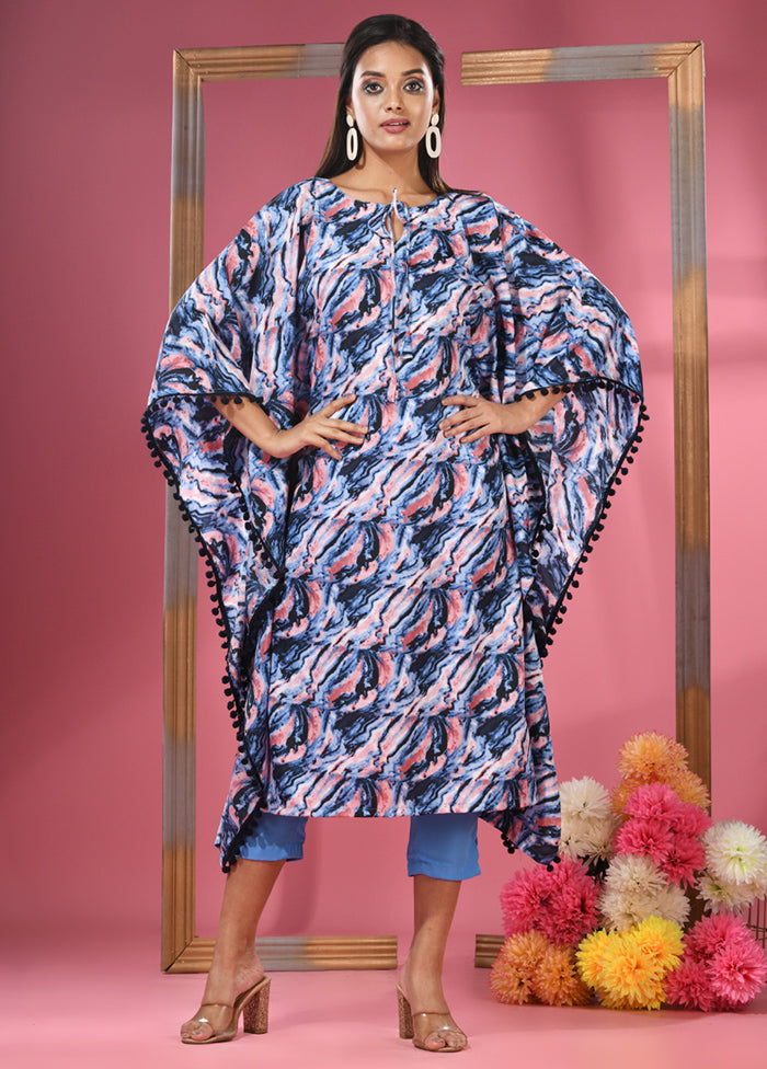 2 Pc Multicolor Readymade Silk Kurti Set - Indian Silk House Agencies