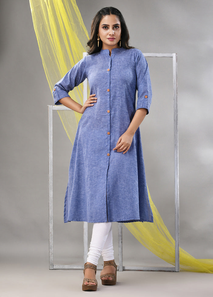 Lilac Readymade Cotton Kurti