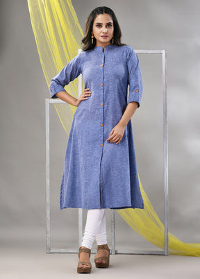 Lilac Readymade Cotton Kurti - Indian Silk House Agencies