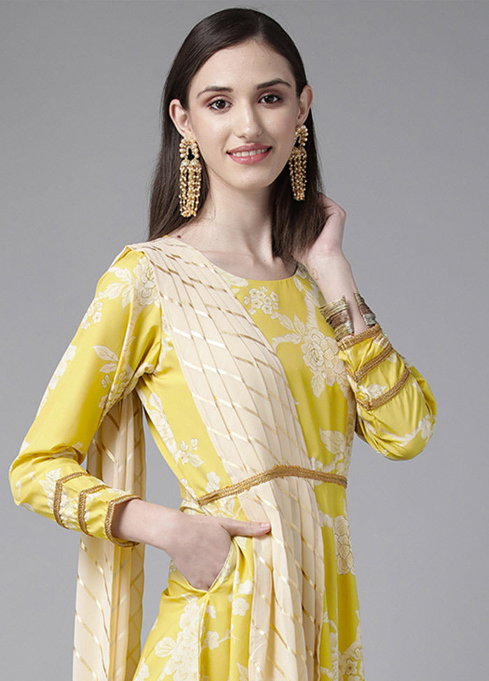 Yellow Readymade Silk Woven Kurti VDKSH1403271 - Indian Silk House Agencies