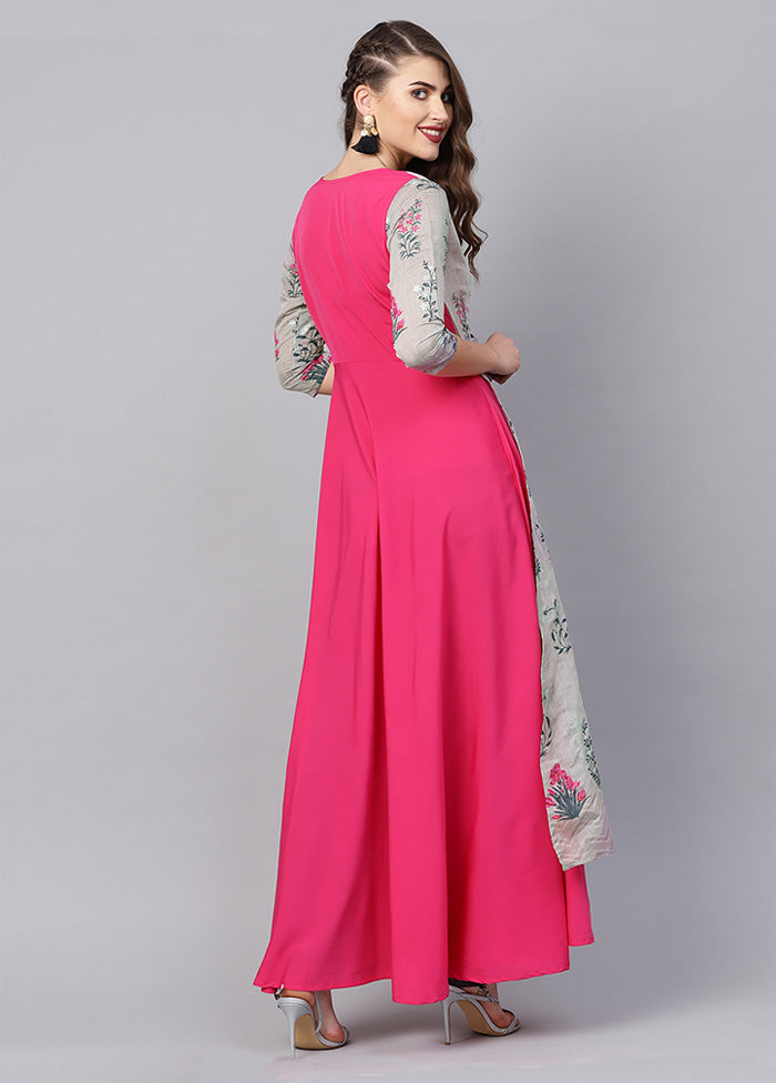 Pink Readymade Printed Kurti VDKSH21503245 - Indian Silk House Agencies