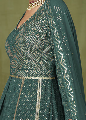 3 Pc Rama Georgette Suit Set With Dupatta VDKSH2103236 - Indian Silk House Agencies