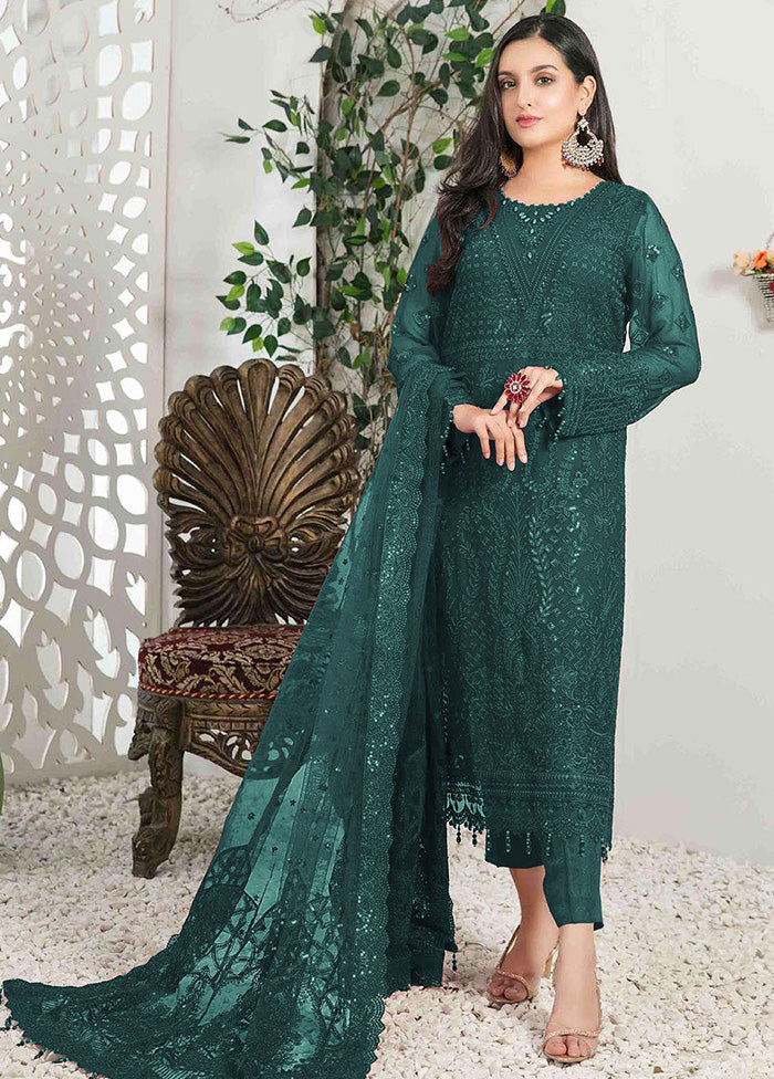 3 Pc Rama Georgette Suit Set With Dupatta VDKSH2103277 - Indian Silk House Agencies