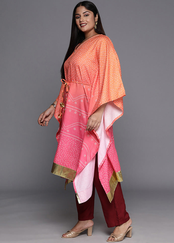 Pink Readymade Cotton Kaftan VDKSH14082083 - Indian Silk House Agencies