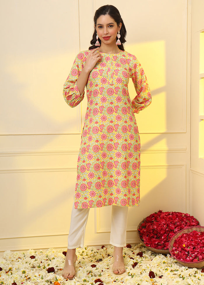 Multicolor Readymade Rayon Kurti