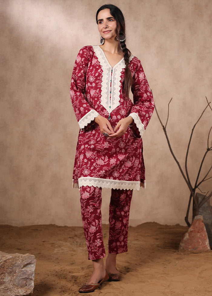 2 Pc Rani Pure Readymade Cotton Top Set - Indian Silk House Agencies