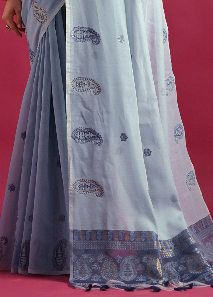 Firoza Pure Cotton Saree With Blouse Piece