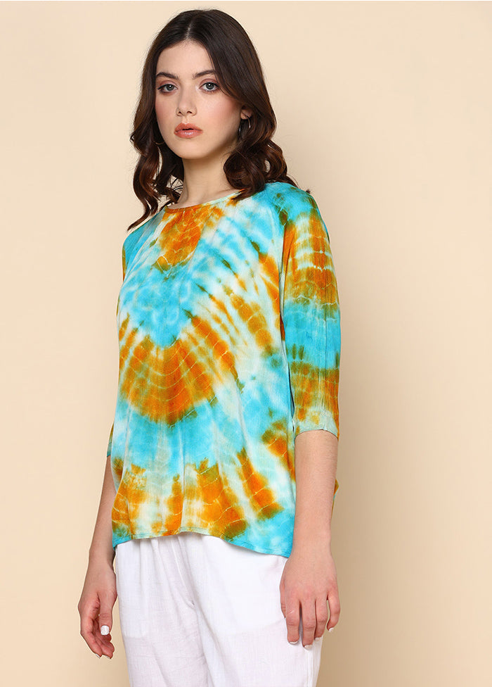 Multicolor Readymade Rayon Top