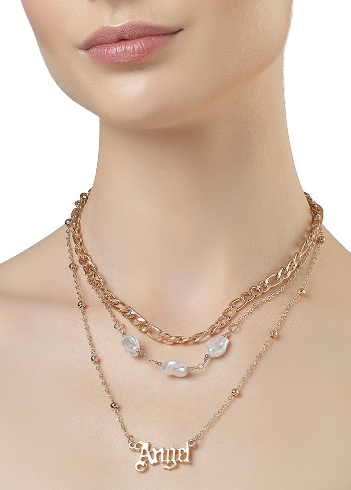 Multicolor Alloy Glossy Necklace