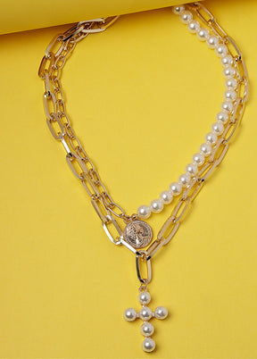 Multicolor Alloy Glossy Necklace