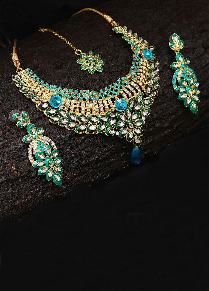 Multicolor Alloy Glossy Jewellery Set