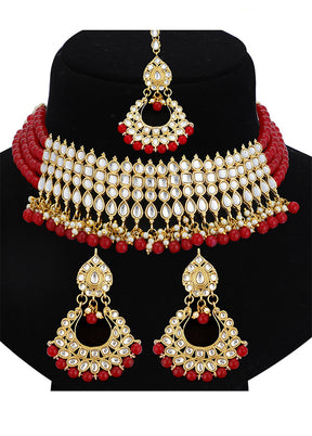 Multicolor Zinc Glossy Jewellery Set