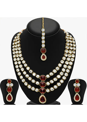 Multicolor Alloy Glossy Jewellery Set