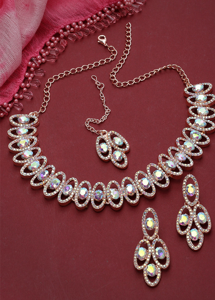 Multicolor Alloy Glossy Jewellery Set