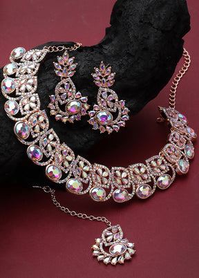 Multicolor Alloy Glossy Jewellery Set