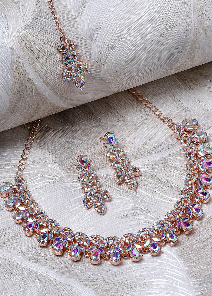 Multicolor Alloy Glossy Jewellery Set