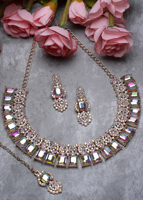 Multicolor Alloy Glossy Jewellery Set