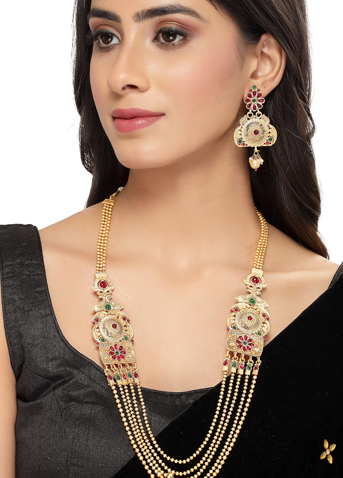 Multicolor Alloy Glossy Jewellery Set