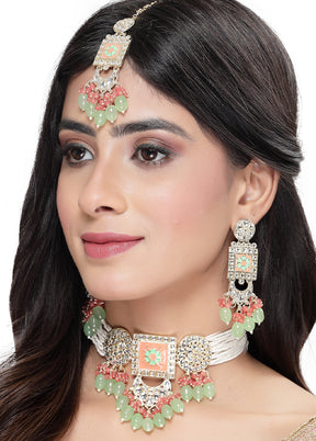 Multicolor Alloy Glossy Jewellery Set