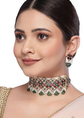 Multicolor Alloy Glossy Jewellery Set