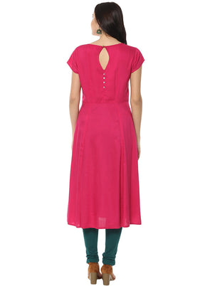 Multicolor Readymade Rayon Kurti