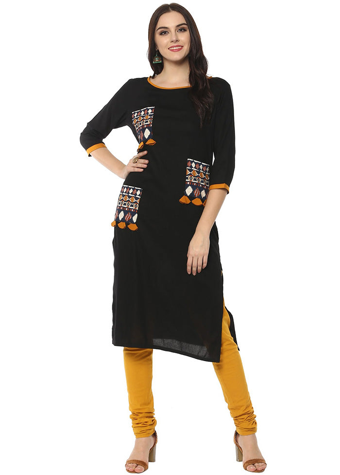 Multicolor Readymade Rayon Kurti