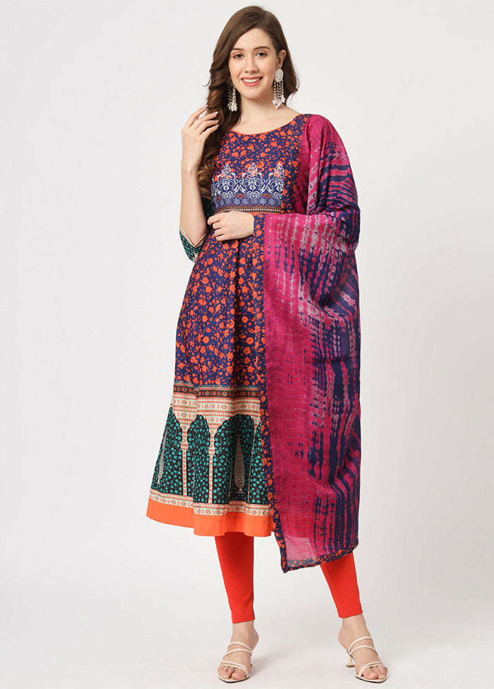 Multicolor Readymade Rayon Kurti