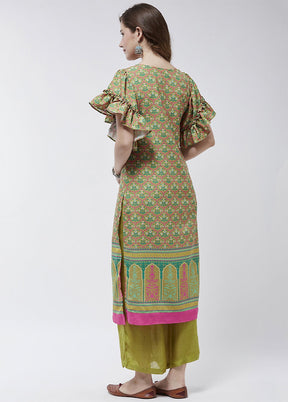 Multicolor Readymade Viscose Kurti