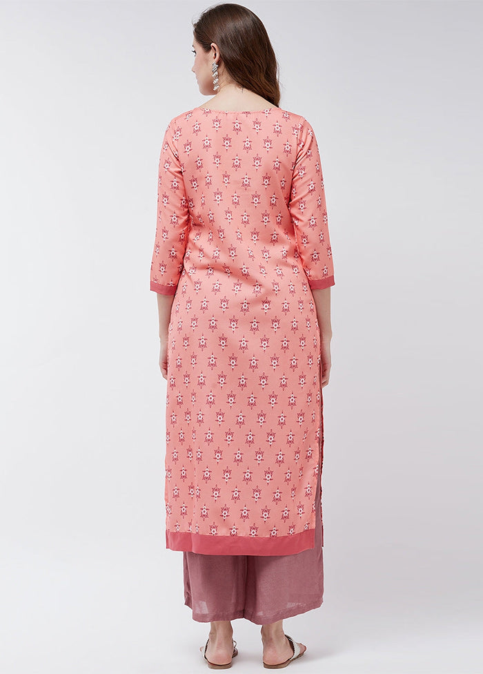 Pink Readymade Viscose Kurti