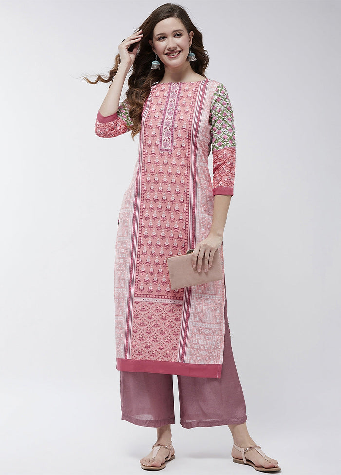 Pink Readymade Viscose Kurti