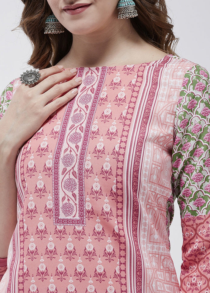 Pink Readymade Viscose Kurti