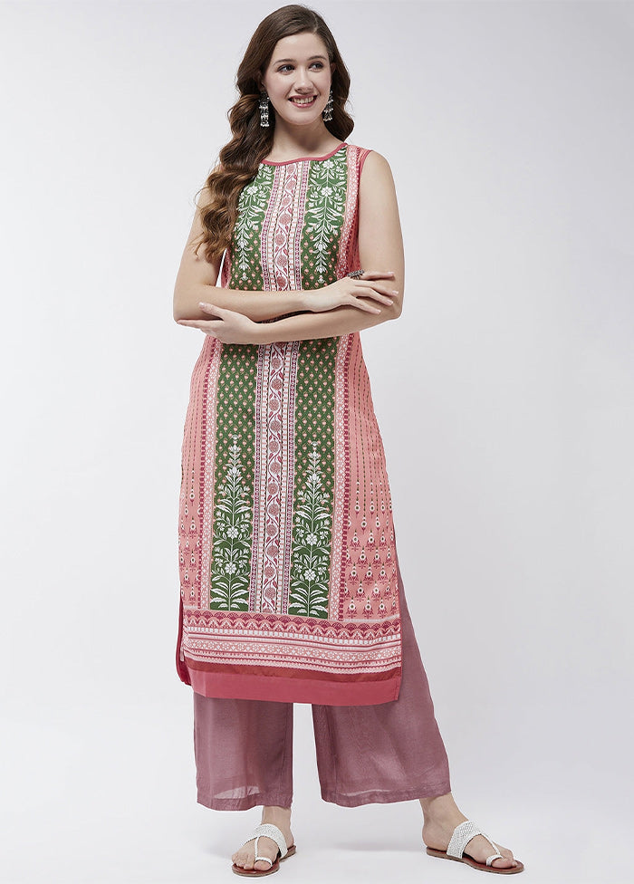 Pink Readymade Viscose Kurti