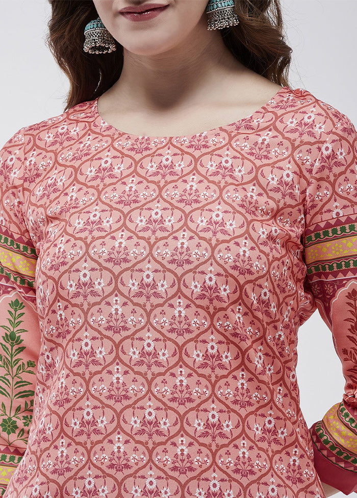 Pink Readymade Viscose Kurti