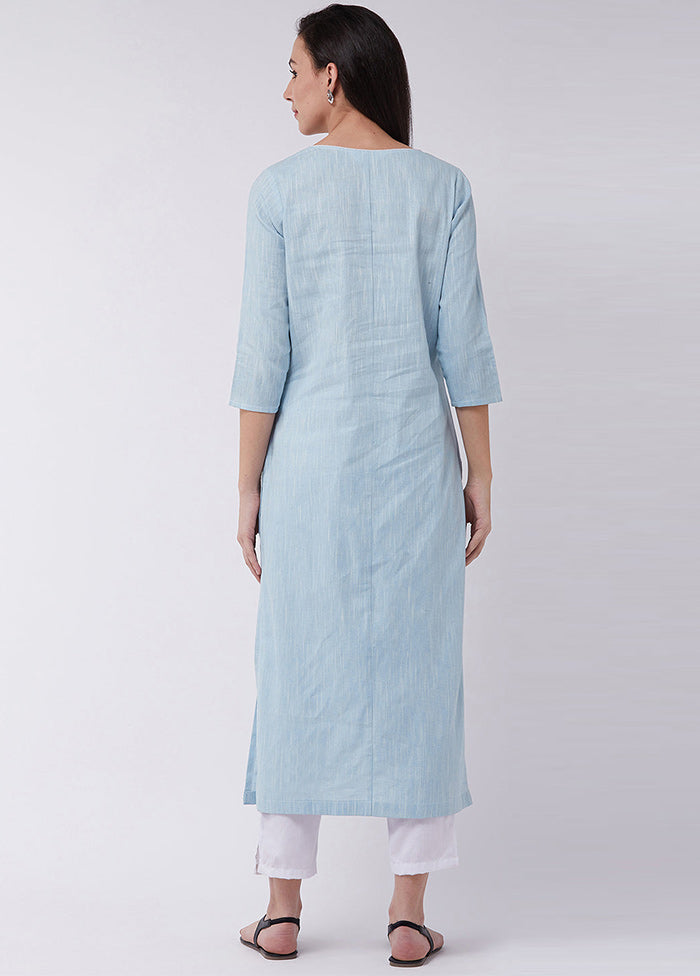 Grey Readymade Cotton Kurti