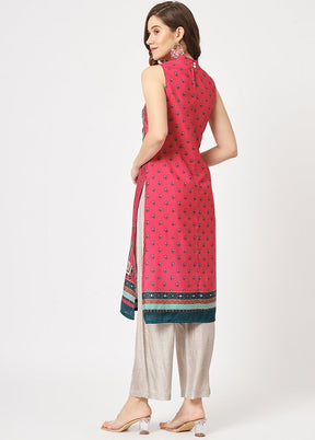 Multicolor Readymade Viscose Kurti