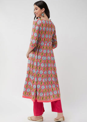 Coral Readymade Rayon Kurti