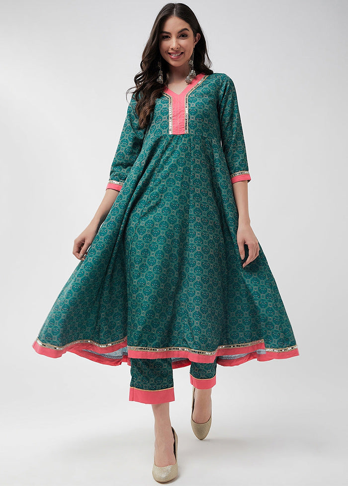 Green Readymade Rayon Kurti