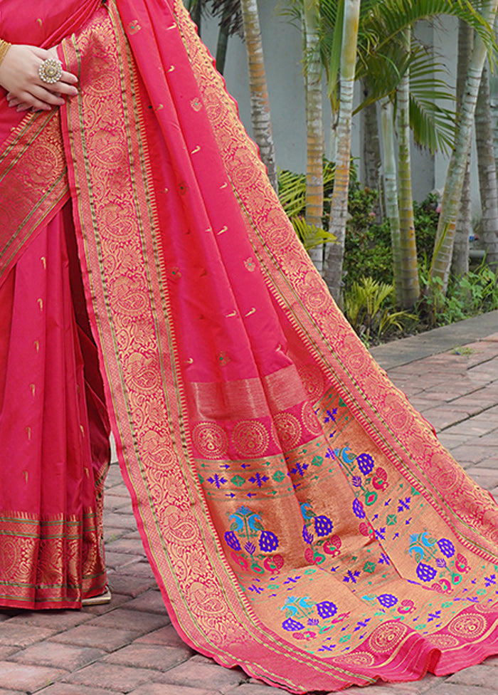 Rama Dupion Silk Saree With Blouse Piece