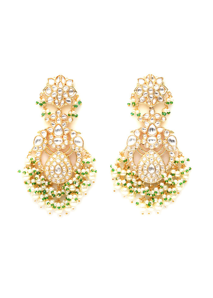 Multicolor Brass Gold Plating Earrings