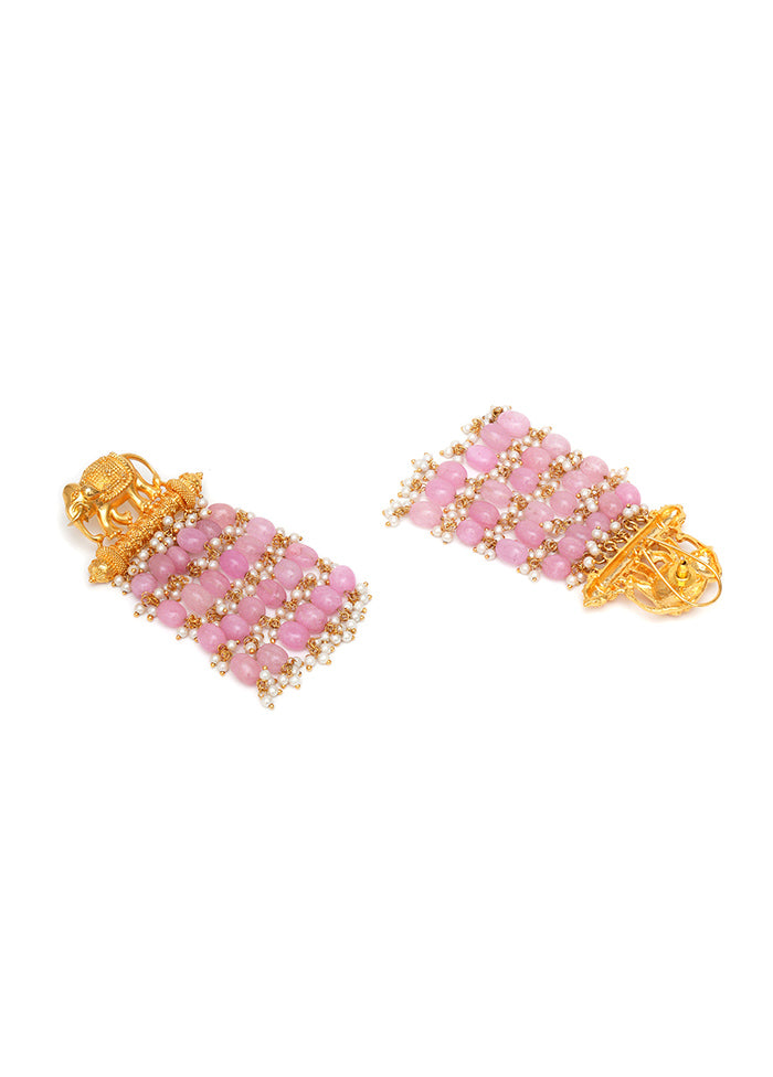 Multicolor Brass Gold Plating Earrings