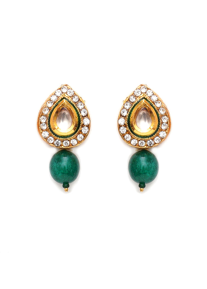 Multicolor Brass Gold Plating Earrings