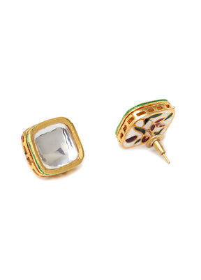 Multicolor Brass Gold Plating Earrings