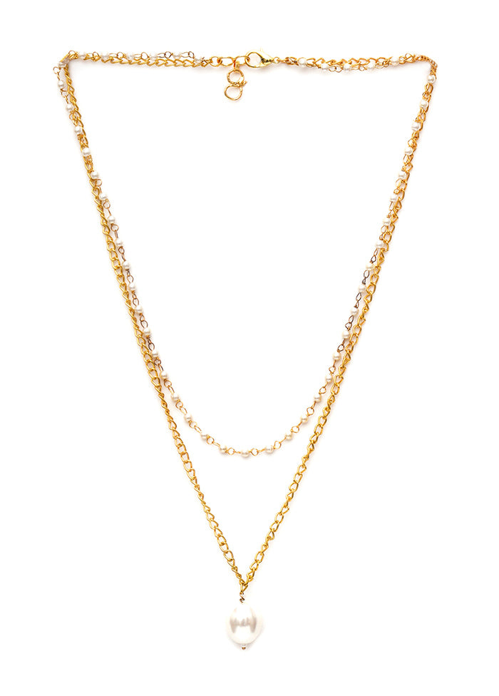 Multicolor Brass Gold Plating Necklace