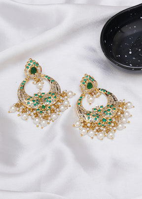 Multicolor Brass Gold Plating Earrings