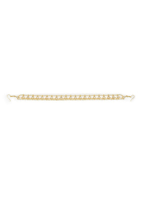 Golden Stone Work Alloy Hair Band - Indian Silk House Agencies